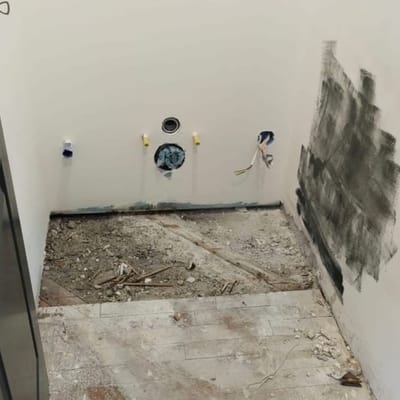 WC pendant rénovation