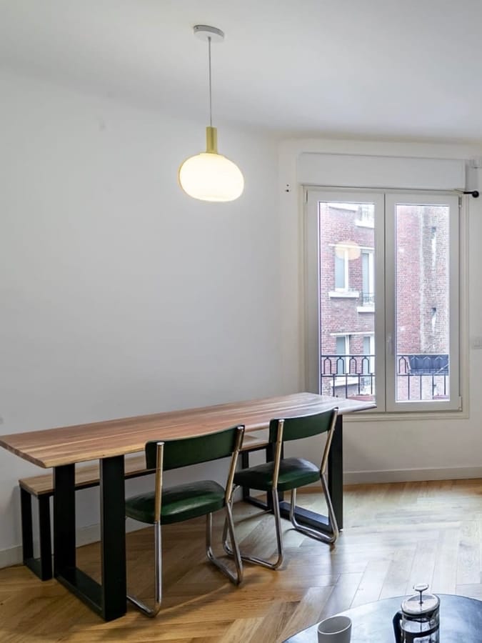 Rénovation d’une salle à manger en appartement à Clichy
