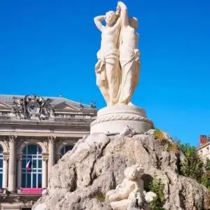 Fontaine des Trois Grâces, place de la Comédie à Montpellier