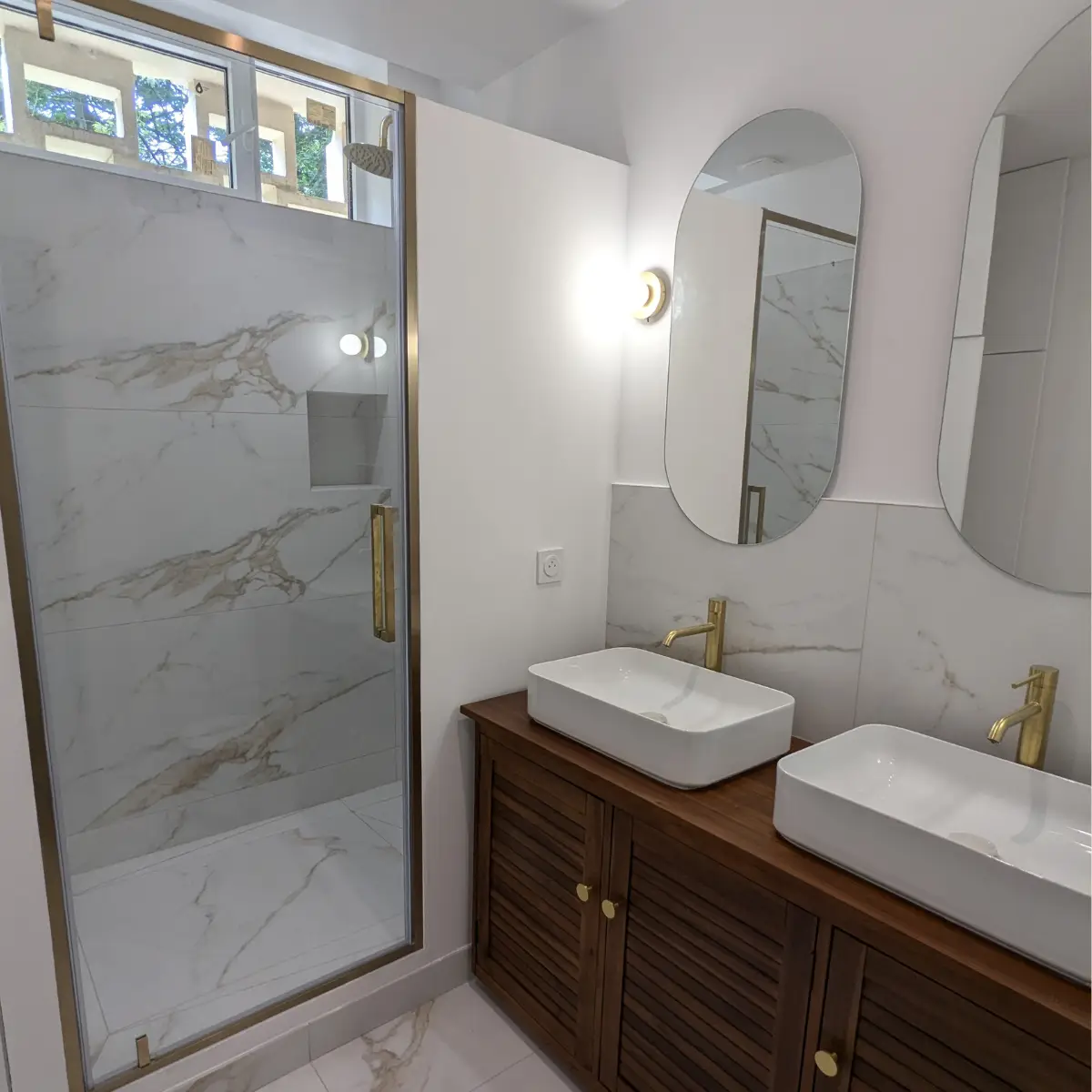 Rénovation salle de bain finitions