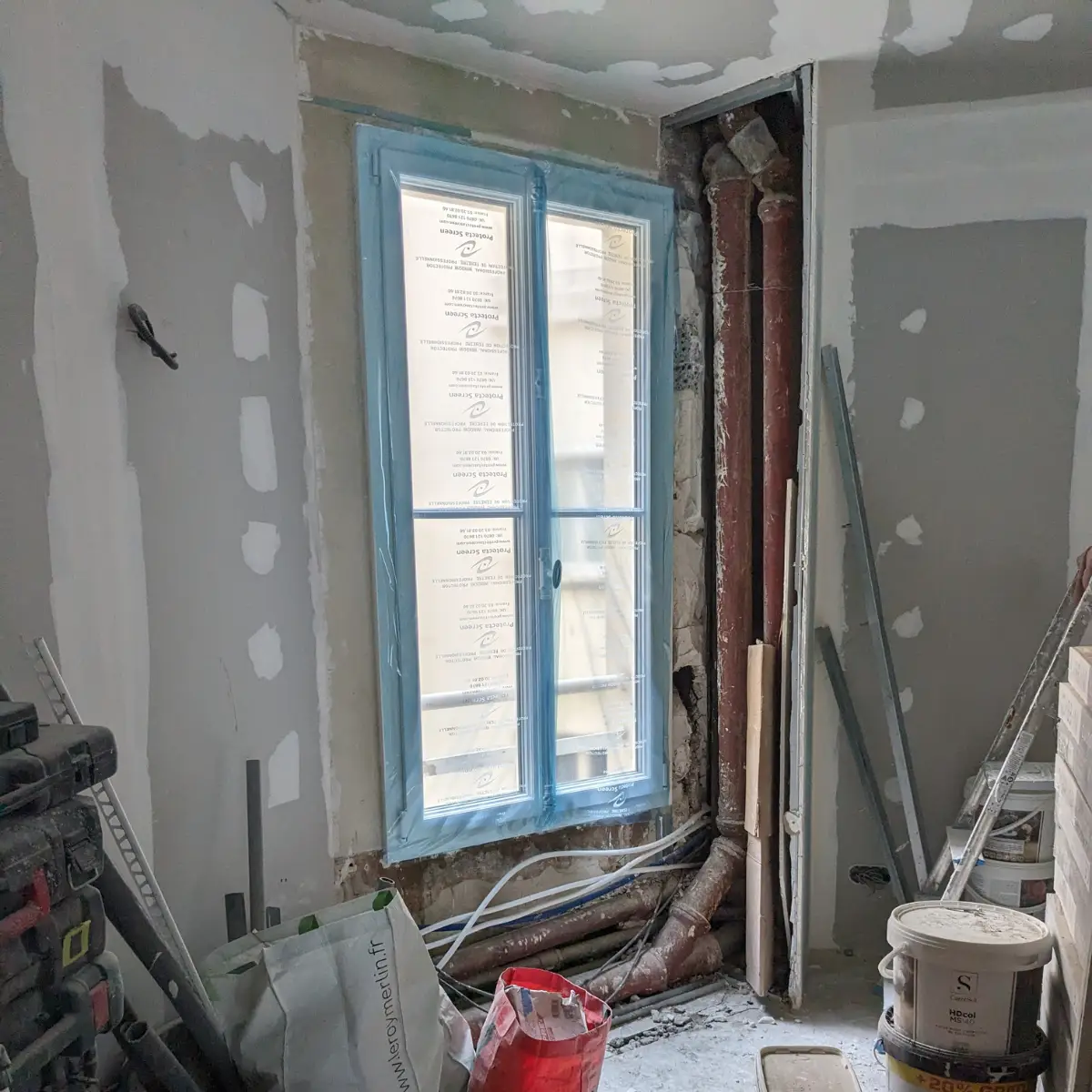 Rénovation Appartement 130m2 Paris 16 Bureau Pose Placo