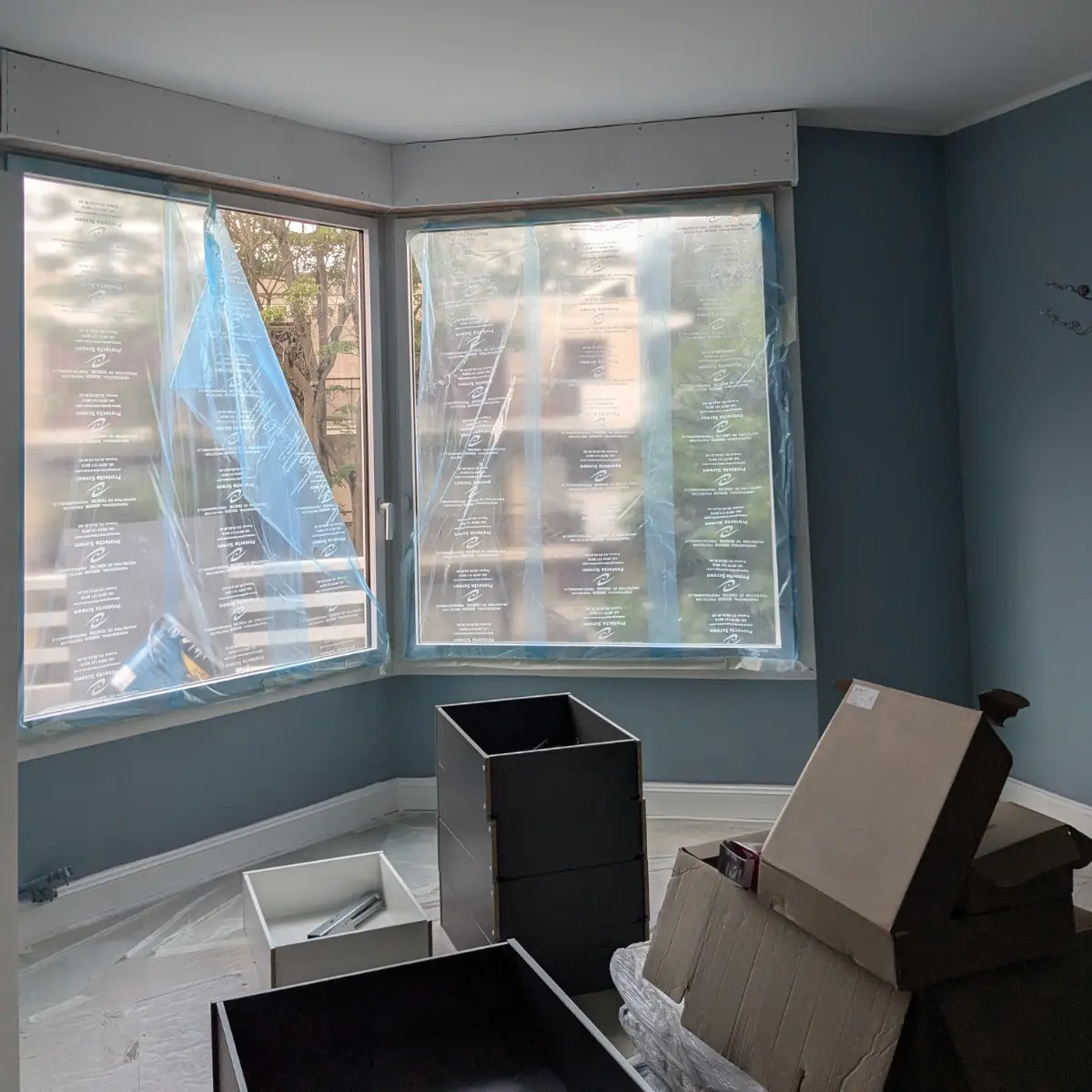 Rénovation Appartement 130m2 Paris 16 Chambre Principale Peinture et Changement des Fenêtres