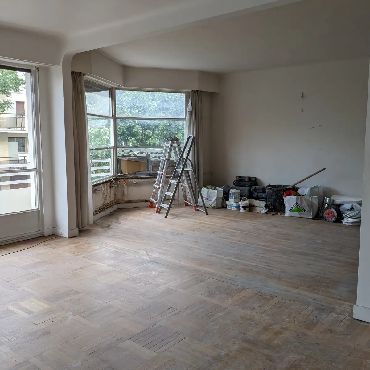 Rénovation Appartement 130m2 Paris 16 Chambre Principale Dépose