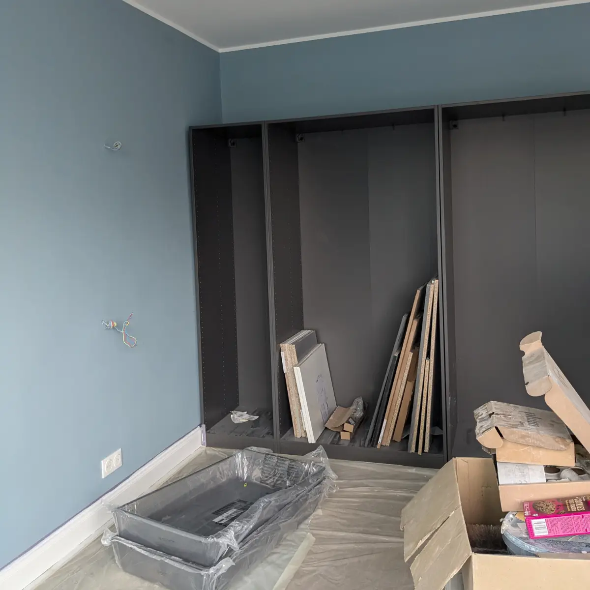 Rénovation Appartement 130m2 Paris 16 Chambre Principale Pose Dressing