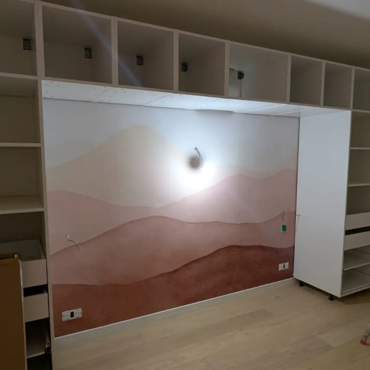 Rénovation Chambre Pose de Papier Peint