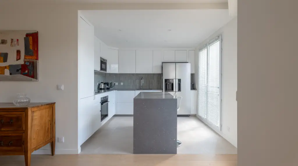 Rénovation Complète Appartement Projet René Coche Cuisine Ouverte