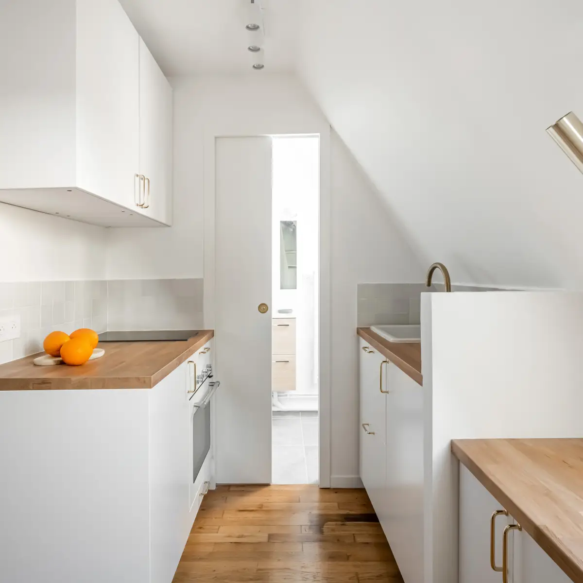 Rénovation Studio Porte à Galandage