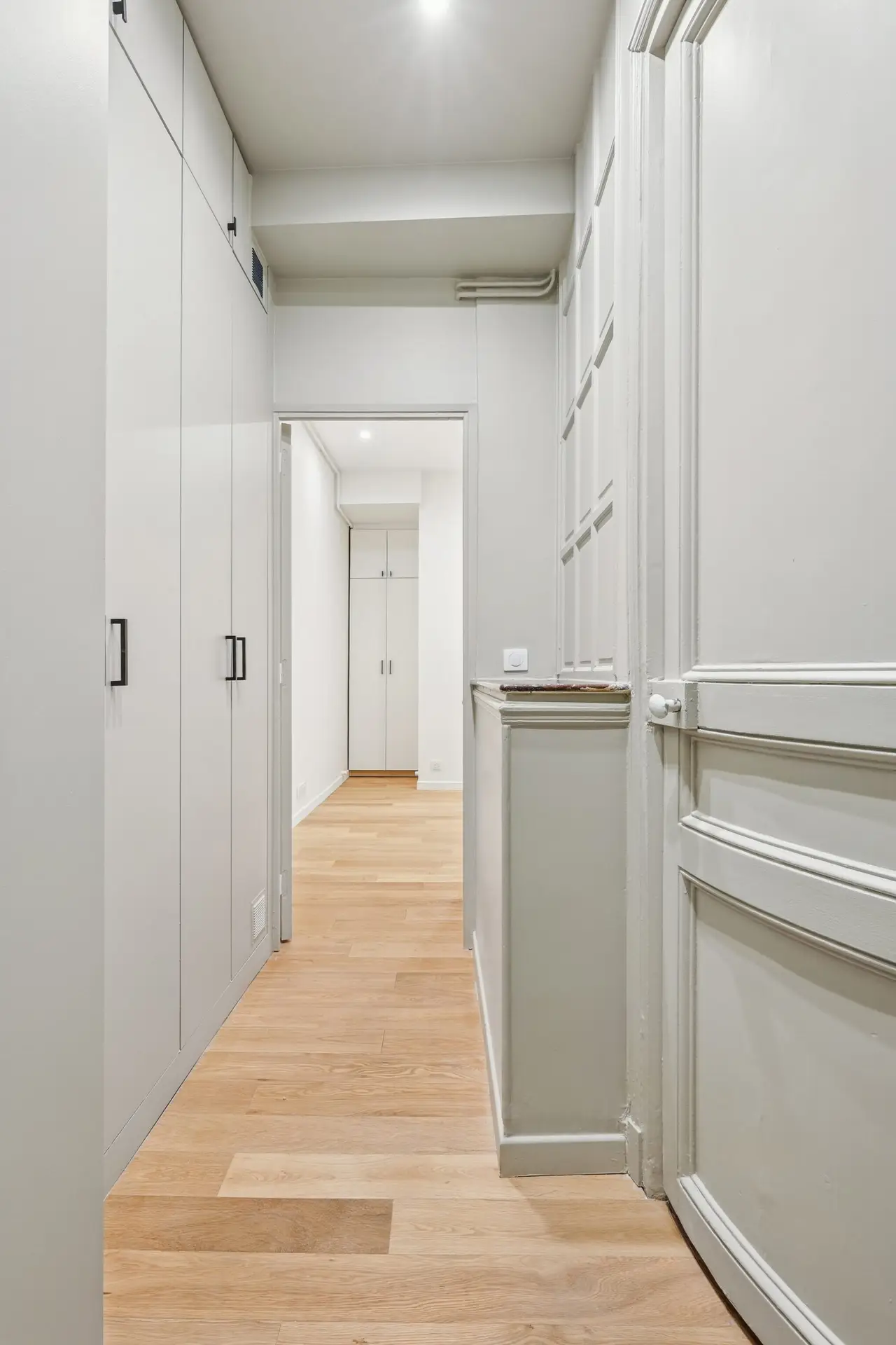 Rénovation Appartement Haussmannien Paris 8 Couloir