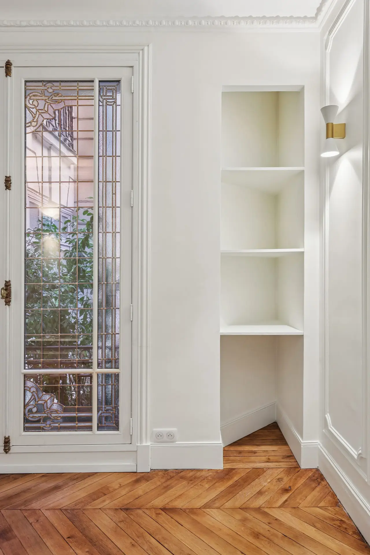 Rénovation Appartement Haussmannien Paris 8 Salon Rangements