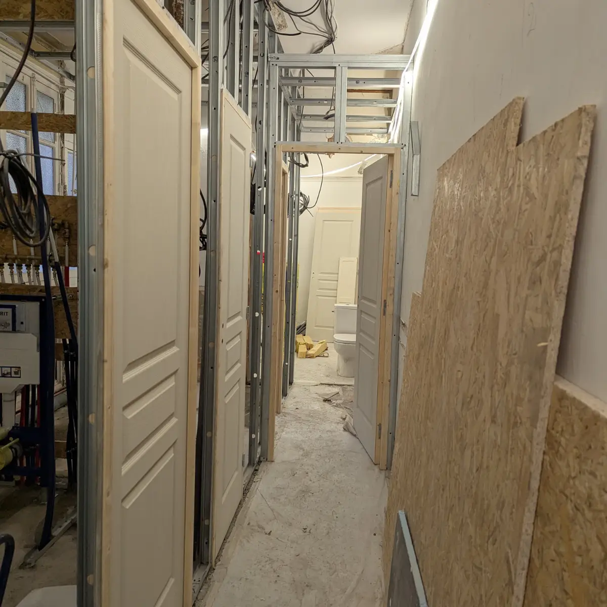 Salle de bain Redistribution des Espaces