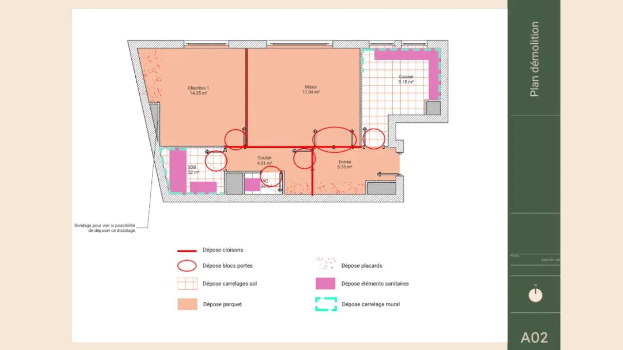 Plan Démolition Architecte Intérieur Paris